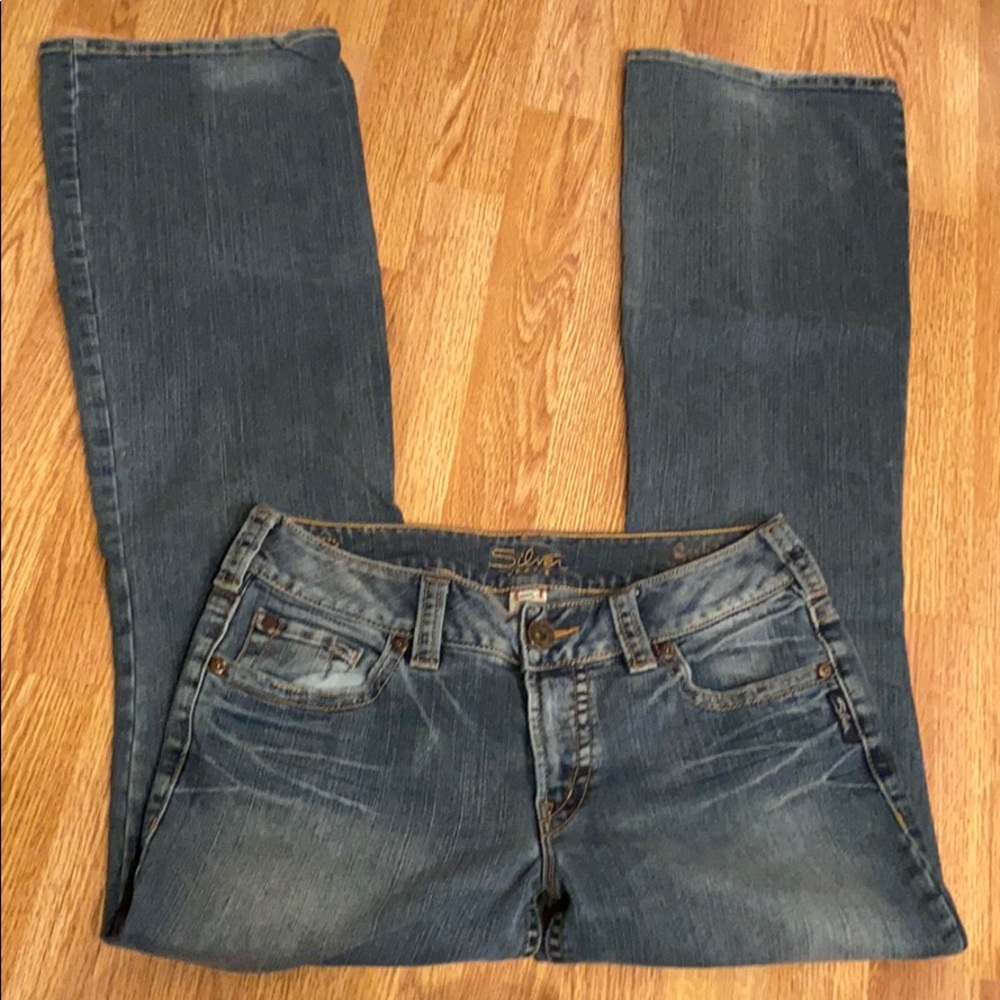 Silver Suki Jean
